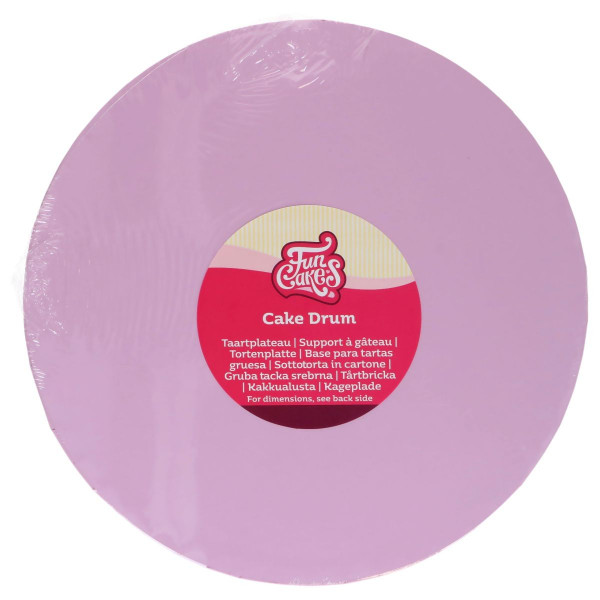 Cake Drum - Tortenplatte - Rund 25 cm Pastel Purple