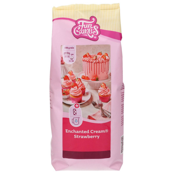 FunCakes Mix für Enchanted Cream Erdbeere 900g