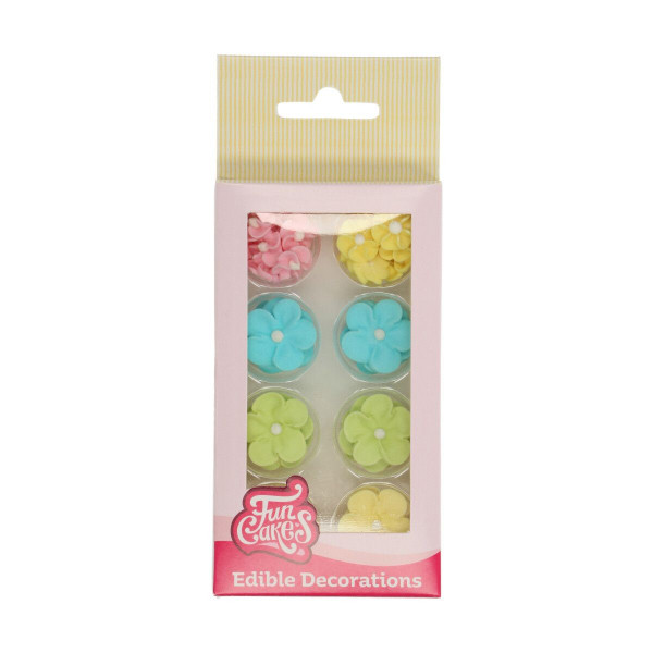 FunCakes Zuckerdekorationen - Blüten Mix Pastell