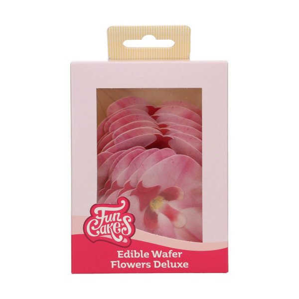 FunCakes Essbare Papierblumen Deluxe Orchidee Rosa Mittel
