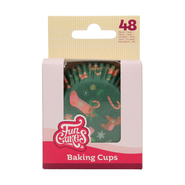 FunCakes - Papierbackförmchen - Sweet Christmas - 48Stk