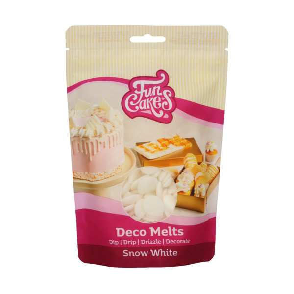 FunCakes Deco Melts - Snow White - 250g