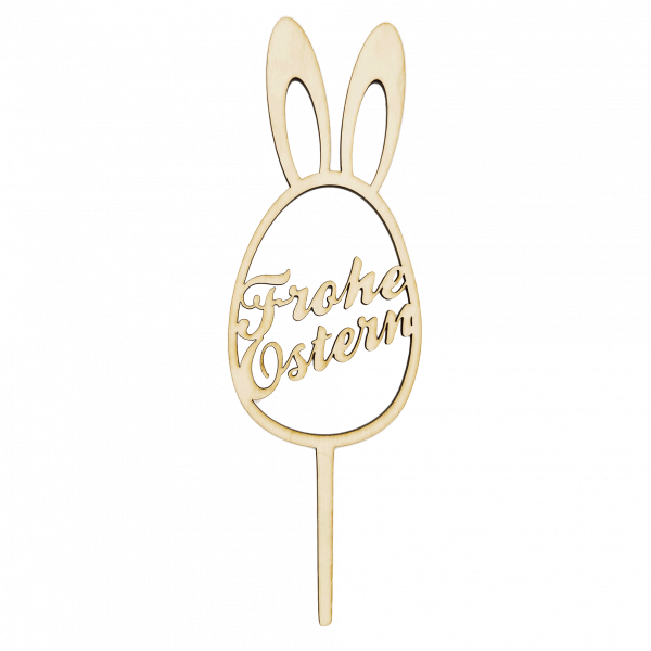 CakeTopper - Osterei mit Hasenohren