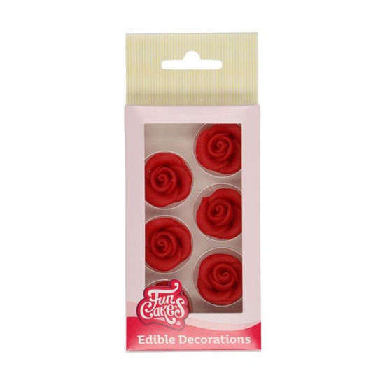 FunCakes - Zucker Dekorationen - Rosa Rosen