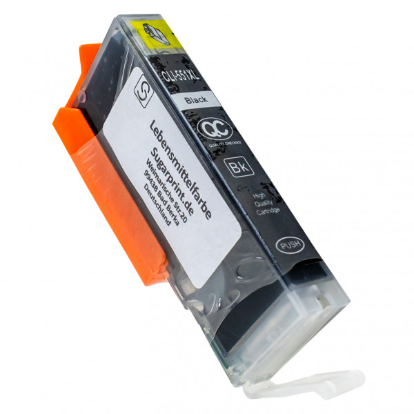 BLACK Lebensmittelpatrone CLI-551B XL