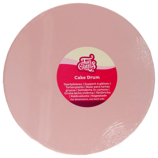 Cake Drum - Tortenplatte - Rund 30,5 cm Pastel Pink