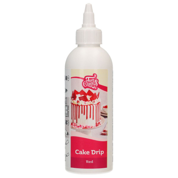 FunCakes Cake Drip - Rot - 180g